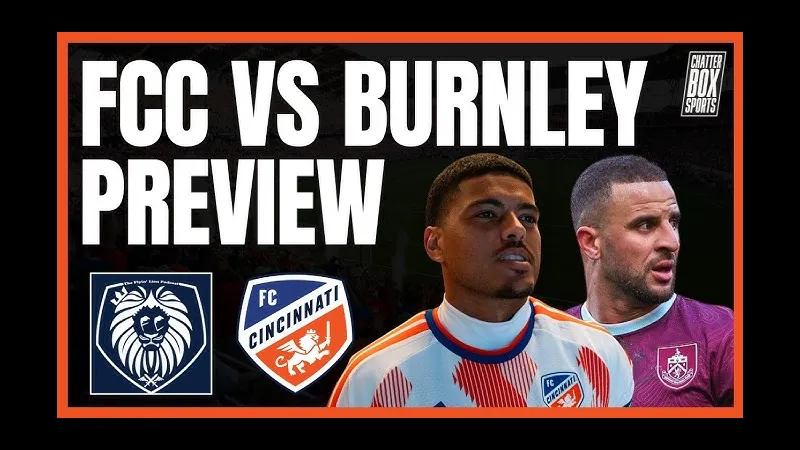Cầu thủ Cincinnati và Burnley đối đầu trên sân cỏ Cầu thủ Cincinnati và Burnley đối đầu trên sân cỏ